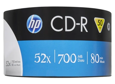 Набор дисков CD-R HP 700Mb 52x 69300 (50 шт)