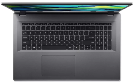 Ноутбук Acer Aspire Go 17/ AG17-31P-C4LX/ Intel N150/ 17.3 ComfyView FHD IPS AG/ UMA/ 16GB/ 512GB/ Win11H/ ENG/ Steel Gray
