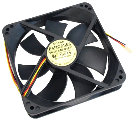 Вентилятор для корпуса Gembird FANCASE3