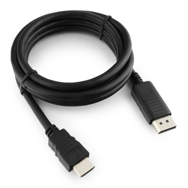 Кабель DisplayPort - HDMI Cablexpert CC-DP-HDMI-6 (1.8м, черный, однонаправленный)