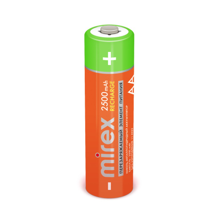 Аккумуляторы Mirex AA HR6 2500mAh 23702-HR6-25-E4 (4 шт)