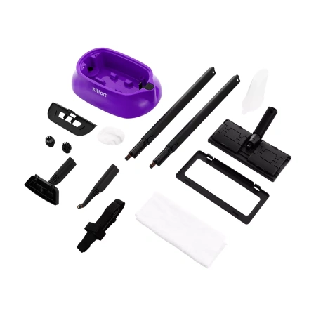 Отпариватель-пароочиститель Kitfort KT-9102-1 (черно-фиолетовый)