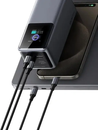 Портативное зарядное устройство Ugreen PB721 20000mAh (серый)