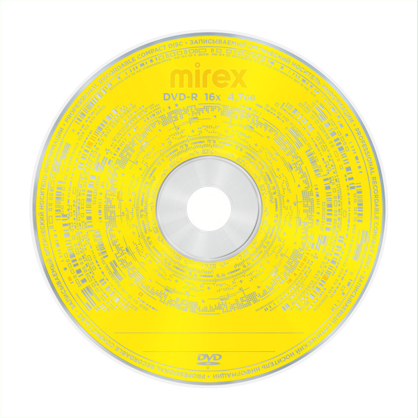 Диск DVD-R Mirex 4.7Gb 16x (1 шт)