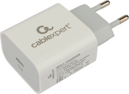 Сетевое зарядное Cablexpert MP3A-PC-44 (белый)