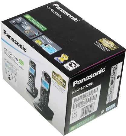 Радиотелефон Panasonic KX-TG2512RU2 (база + 2 трубки)