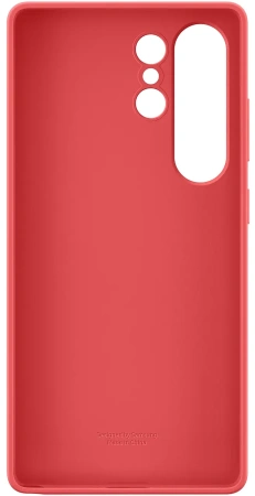 Чехол-накладка Samsung Silicone Case S25 Ultra (красный)