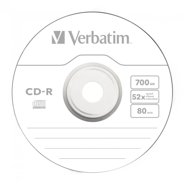 Диск CD-R Verbatim Extra Protection 700Mb 52x (1 шт)