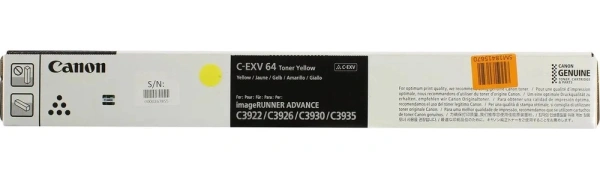Картридж Canon C-EXV64 (желтый)