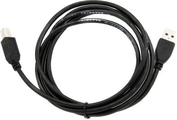 Кабель USB Type-A - Type-B Cablexpert CCP-USB2-AMBM-6 (USB 2.0, 1.8м, черный)