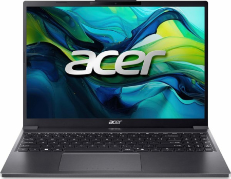 Ноутбук Acer Aspire Go 15/ AG15-51P-700X/ i7-1255U/ 15.3 WUXGA IPS 16:10/ Iris Xe/ 16GB/ 512GB/ W11H/ ENG/ Steel Gray