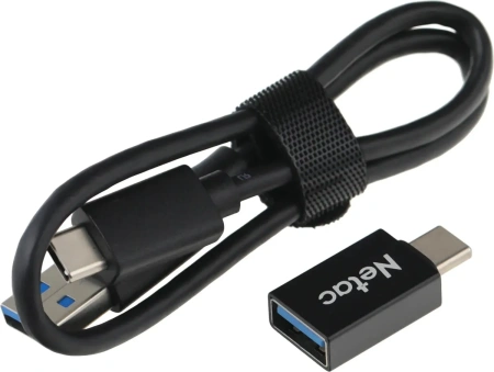 Внешний SSD-накопитель Netac Z9 1TB NT01Z9-001T-32BK (USB 3.2 Type-A/Type-C)