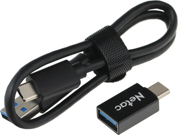 Внешний SSD-накопитель Netac Z9 1TB NT01Z9-001T-32BK (USB 3.2 Type-A/Type-C)