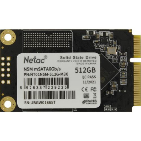 Внутренний SSD-накопитель Netac N5M 512GB NT01N5M-512G-M3X