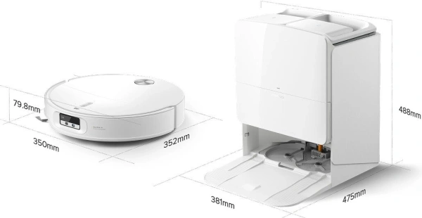 Робот-пылесос Roborock Qrevo Edge 2 Pro QE2P02-02 (белый)