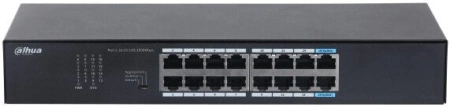 Неуправляемый коммутатор Dahua DH-S3016-16GT