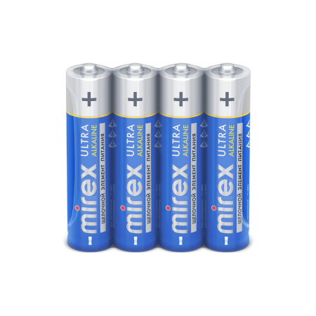 Батарейки Mirex ААА LR03 Ultra Alkaline 23702-LR03-S4 (4 шт)