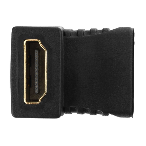 Адаптер HDMI Cablexpert A-HDMI-FFL (F-F, черный)