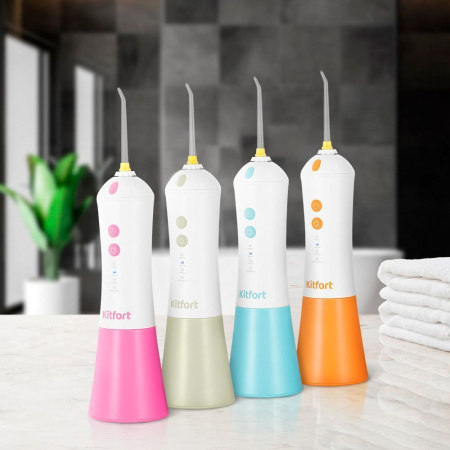 Ирригатор для полости рта Kitfort KT-2958-3 (бело-бирюзовый)
