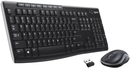 Беспроводная клавиатура + мышь Logitech Wireless Combo MK270 920-003381 (черный)
