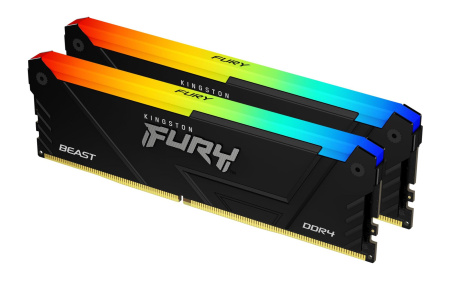 Оперативная память Kingston FURY Beast RGB 2x16ГБ DDR4 3200МГц KF432C16BB12AK2/32
