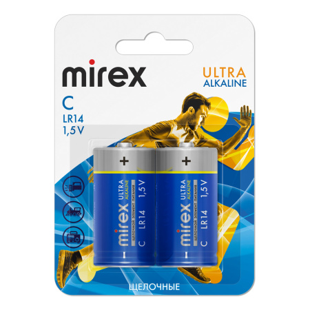 Батарейки Mirex C LR14 Ultra Alkaline 23702-LR14-E2 (2 шт)