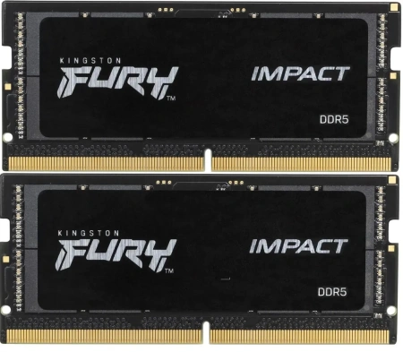 Оперативная память Kingston 2x16ГБ FURY Impact DDR5 KF560S38IBK2-32 (6000МГц, SODIMM, XMP)