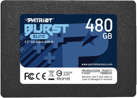 Внутренний SSD-накопитель Patriot Burst Elite 480GB PBE480GS25SSDR