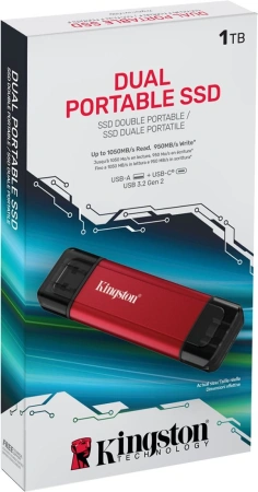 Внешний накопитель Kingston Dual Portable SSD SPSD/1TB