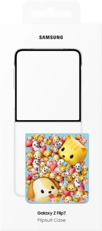 Чехол Samsung Flipsuit Case Z Flip7 EF-ZF766CTEGRU (прозрачный)