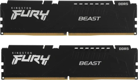 Оперативная память Kingston 2x16ГБ FURY Beast DDR5 KF564C32BBEK2-32 (6400МГц, EXPO)