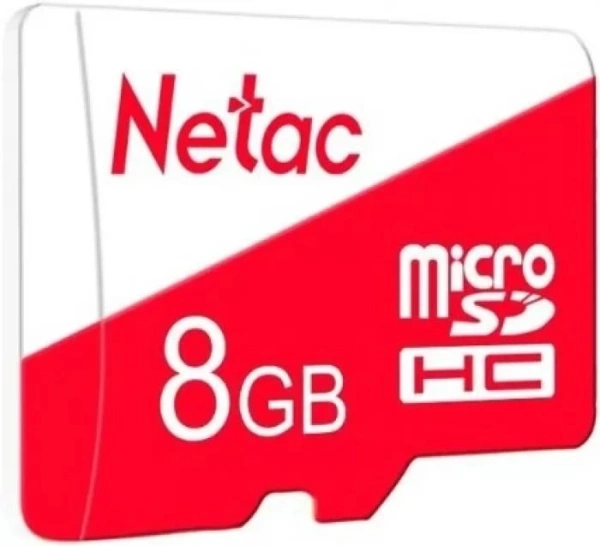 Карта памяти Netac 8GB P500 ECO microSDHC NT02P500ECO-008G-R (с адаптером)
