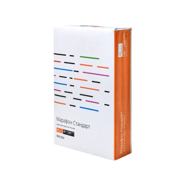 Бумага Марафон Стандарт A4, 80г/м, 500л, класс С
