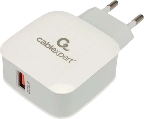  Сетевое зарядное Cablexpert MP3A-PC-40 (белый)