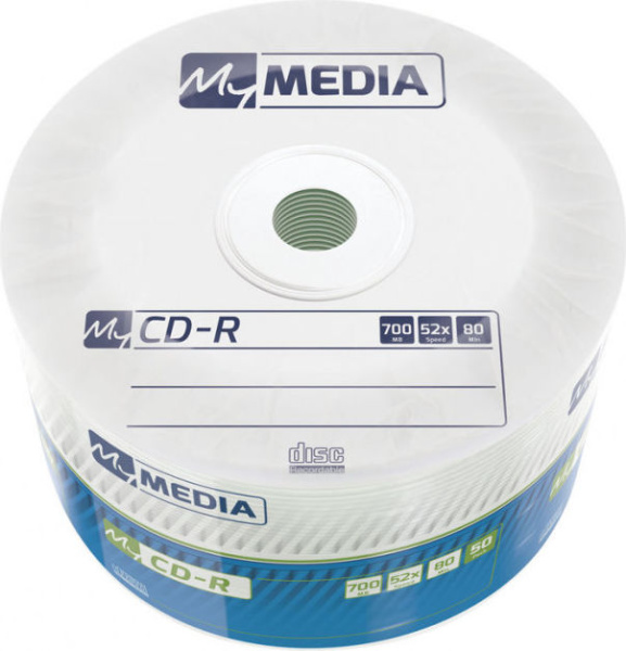 Набор дисков CD-R MyMedia 700Mb 52x (50 шт)