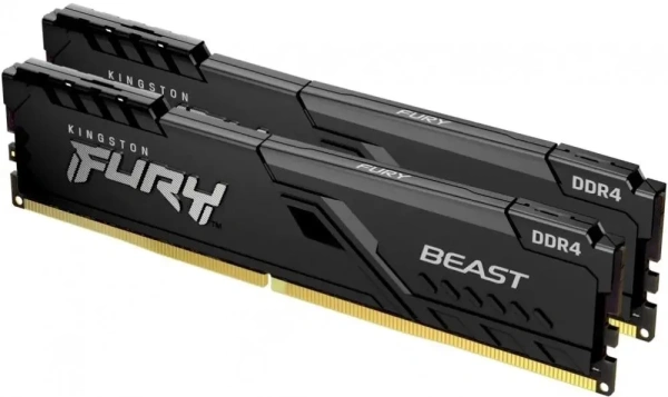 Оперативная память Kingston 32GB FURY Beast DDR4 KF432C16BB1K2/32WP (3200МГц, XMP)