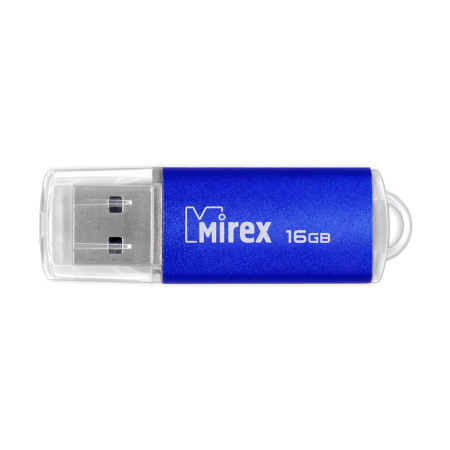 Флешка 16GB USB Flash Mirex UNIT (Синий) 13600-FMUAQU16