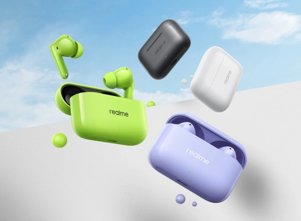 Наушники Realme Buds T200 (зеленый)