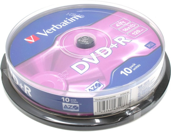 DVD±R Verbatim DVD+R 4.7Gb 16x 043498