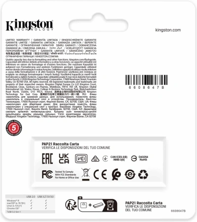 Флешка Kingston DataTraveler Exodia 64GB DTXG2/64GB
