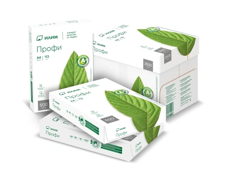 Бумага ИЛИМ Профи А4, 80г/м, 500л, класс А+