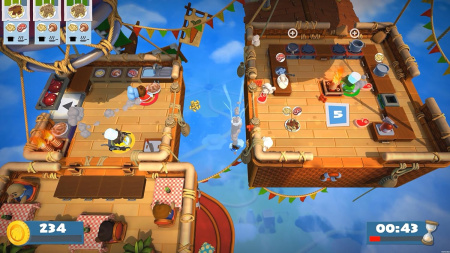 Overcooked + Overcooked 2 для PS4 (английская версия)