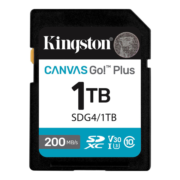 Карта памяти Kingston 1TB Canvas Go! Plus SDXC SDG4/1TB